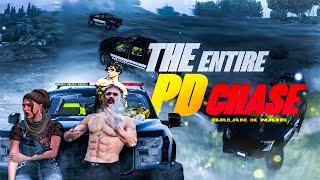 The Entire PD Chase  TVA Balan K Nair  Usman  Ummukulsu | GTA 5 TKRP