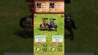 Elite Cataphract vs Elite Konnik | Byzantines vs Bulgarians | The Three Kingdoms | AoE2 #Shorts