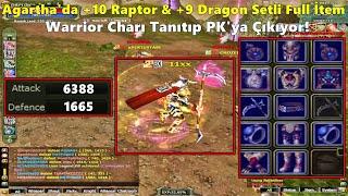 KhangNOCHA - Yeni Server'da +10 Raptor & +9 Dragon Setli Warrior Charla PK Atıyor! | Knight Online