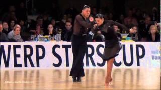 12th Antwerp Stars Cup - GrandSlam Latin - solo Samba - Andrey Gusev & Elizaveta Cherevichnaya