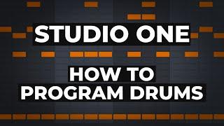 Presonus Studio One - How To Program Midi Drums