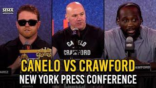 Canelo vs. Crawford New York Press Conference W/ Dana White | MMA Fighting