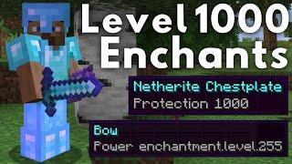 How To Get Level 1000 Enchantments in Minecraft 1.21!