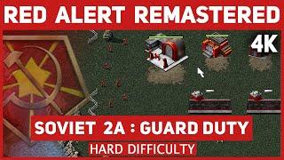 C&C Red Alert Remastered 4K - Soviet Mission 2A Guard Duty - Hard Difficulty
