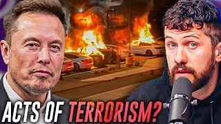 Elon Musk Breaks Silence on Tesla Terror Attacks