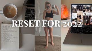 RESET FOR 2022 WITH ME (vision board, goals & organizing)