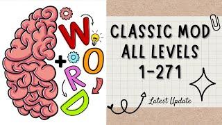 Brain Test : Tricky Words | Classic Mod | Fast Walkthrough| All Levels 1 - 271 2022 Latest Update