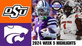 #20 Oklahoma State vs #23 Kansas State | Full Game Highlights | 2024 College Football Highlights