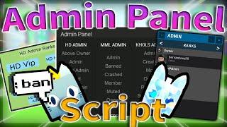 HD Admin Panel Script [PASTEBIN] [2023]