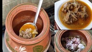 How To Make Chinioti Mutton kunna Gosht Recipe Tender Meat in Clay pot | Original Chinioti Kunna SYK