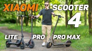 Xiaomi E-Scooter 4 Lite (2nd Gen), 4 Pro (2nd Gen) & 4 Pro Max: Test & Vergleich