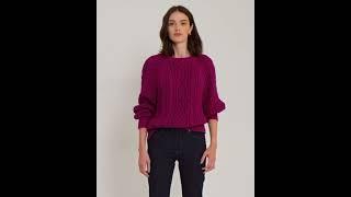 LAUREN Ralph Lauren Cable-Knit Dolman Sleeve Sweater SKU: 9699121