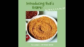 Viva’s kitchen vitamin Podi with amazing benefits. For orders, 93464 38738 #vitaminintake #foodie