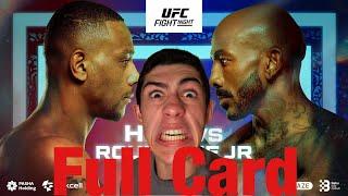 UFC Fight Night Hill Vs Rountree Full Card Prediction