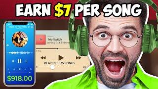 Earn $900 Just By Listening To Music! (Make Money Online From Home 2025)