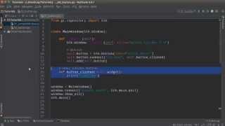 Python GUI Development with GTK+ 3 - Tutorial 2 - Buttons