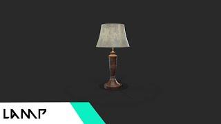 Modeling and Texturing Lamp 3ds max part - 2