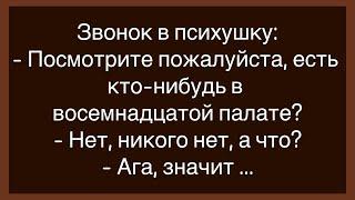 Как Мужик Звонил В Психушку Узнать Есть Ли Кто В Палате! Сборник Свежих И Смешных Анекдотов! Юмор!