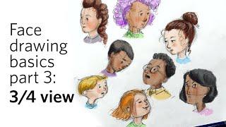 Face drawing basics part 3