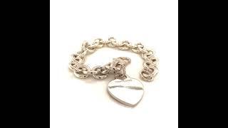 Tiffany & Co Sterling Silver Bracelet 7 Inches 34.2 Grams TIF102