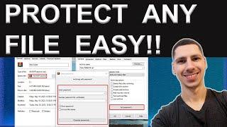 How to protect any File set a password on document