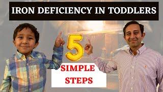 Iron Deficiency in Toddlers (1-3 years): [DO THIS & STOP WORRYING] | Dr. Raj