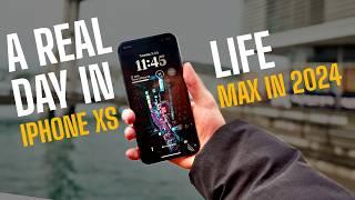 Using the iPhone XS Max in 2024! - A Real Day in Life