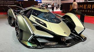 Lamborghini V12 Vision Gran Turismo FIRST LOOK - 819HP Virtual Hypercar Walkaround Review