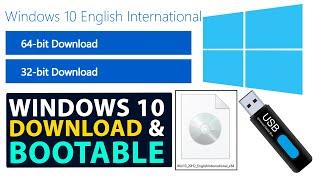 Download Windows 10 from Microsoft Official Site & Bootable USB Pendrive