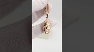 EliteGold - 3D подвеска ежик | Hedgehog 3D pendant