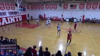 First Baptist Academy vs Dallas Christian High School Mens Varsity Basketball