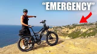 Inside America’s Largest Active Landslide on my E-Cells Dual Star Ebike