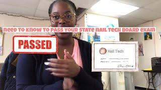 Tips to pass Nail Tech State Board| Nail Tech Journey