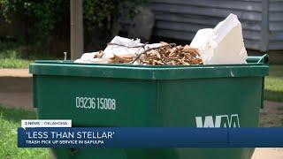 'Less than stellar' trash service in Sapulpa