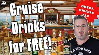 Cruise Drinks for Free