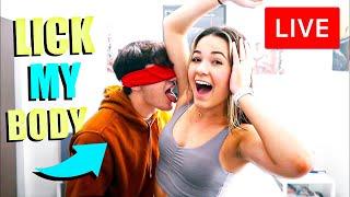 LICK MY BODY CHALLENGE!! *LIVE*