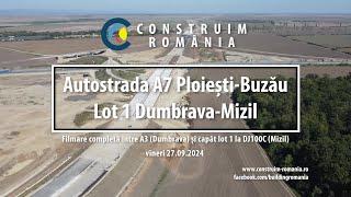 Autostrada A7 Ploiești-Buzău Lot 1 | #Pizzarotti #Retter | complet | 2024.09.27