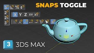 3ds Max Tutorial: Beginner Guide - Snaps Toggle Overview