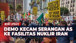 Demo Kecam Serangan AS ke Iran, Rudal Hipersonik Iran Siap Dibalas!