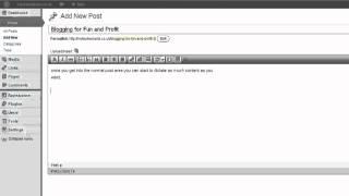 Create blog posts using Dragon Naturally Speaking