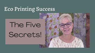 Eco Printing - The five secrets