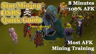 OSRS Star Mining Quick Guide BEST 100% AFK Mining Training Method 2025