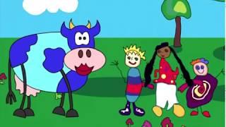 Blue Cow Goes To The Playground (Auto Play)