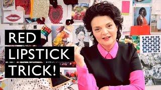 Red Lipstick Trick! | LULU GUINNESS