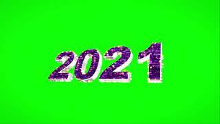 Выпускной 2021 число надпись figure 2021 footage 2021 chromakey цифра дата 2021 объемные цифры 3D.