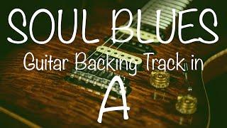 Soul Blues Guitar Backing Track in A