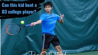 Can a top ranked junior beat a D3 college player?