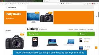 Opencart video tutorial: How to Install Opencart 3 Themes and sample data