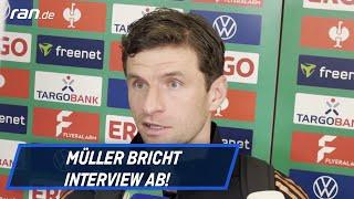 FC Bayern: Müller bricht Interview genervt ab