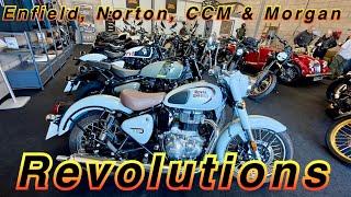 Royal Enfield, Norton & CCM at Revolutions